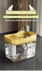 1.5L Automatic Cat Water Fountain – USB Pet Drinking Dispenser with Filter & Quiet Pump