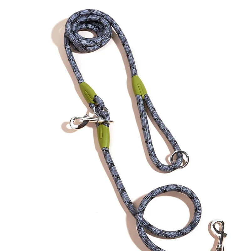 Hands Free Dog Leash Reflective Nylon Pet Walking Running Jogging Adjustable Walking Free Hands Rope Chain for Small Large Dogs