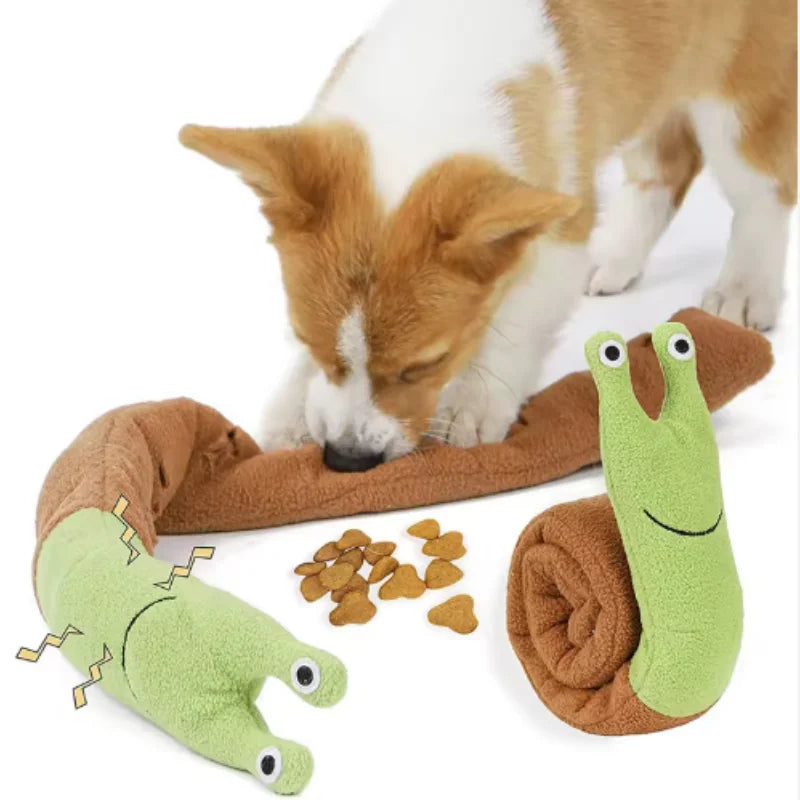 Snail Snuffle Mat Pet Toy Interactive Puzzle Sniffing Toy for Dogs and Cats