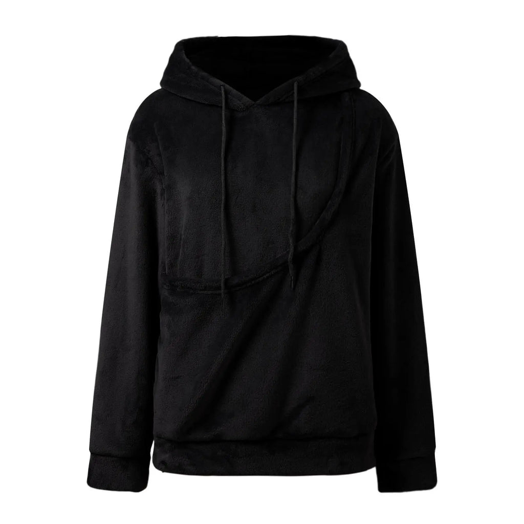 Unisex Pet Carrier Hoodie Cat Dog Bag Long Sleeve Sweatshirt Multiple Colors Plush Daily Wear Fashion Accessory