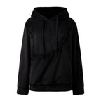 Unisex Pet Carrier Hoodie Cat Dog Bag Long Sleeve Sweatshirt Multiple Colors Plush Daily Wear Fashion Accessory