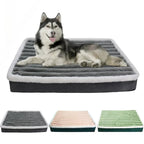 Washable Memory Foam Dog & Cat Bed Mat – Calming Pet Mattress with Removable Cover & Non-Slip Bottom