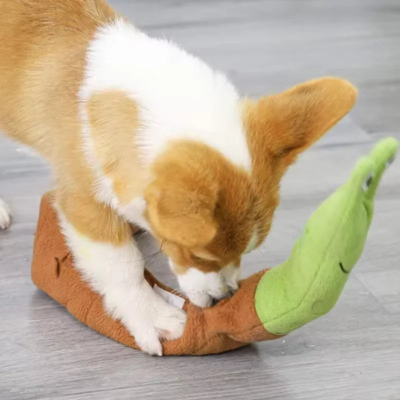 Snail Snuffle Mat Pet Toy Interactive Puzzle Sniffing Toy for Dogs and Cats