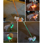 Adjustable LED Dog Harness Usb Rechargeable Flashing Night Safety No Pull Collars Harness For Small Medium Dogs Pets Arnes Perro