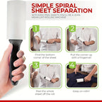 Extra Sticky Lint Roller for Pet Hair Removal – 60 Sheets Roll for Dog & Cat Hair