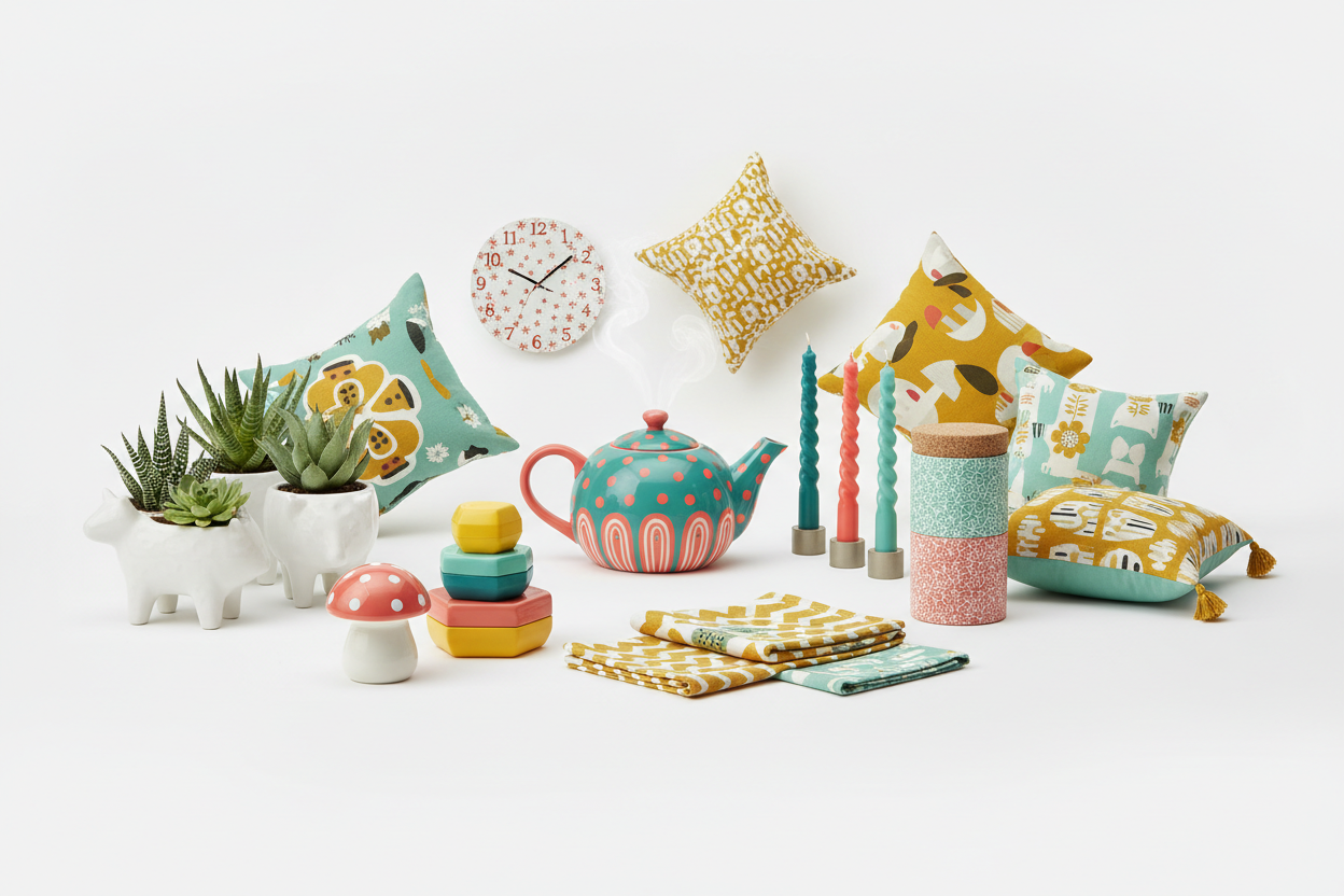 create Quirky Home Essentials image for store baner